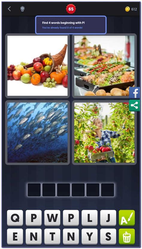 4 pics 6 letters answers|searching for 4pcs 1word answer.